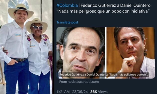 “No hay nada más peligroso que un bobo con iniciativa” así tituló noticiero de Juan Roberto Vargas