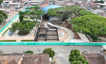 Avanza la construcción de la Plazoleta Regional de la Paz en Miranda, Cauca