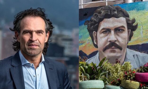 Ola de críticas a Fico Gutiérrez por mantener mural de Pablo Escobar en Medellín