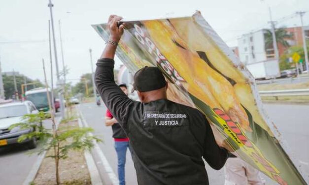 Barrida contra la publicidad irregular en Cali