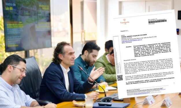 ¿Alcalde de Medellín sigue violando gobierno corporativo? Recursos del Metro de la 80 en riesgo