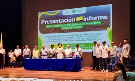 Así funcionará el plan piloto de paz urbana en Medellín y el Valle de Aburrá