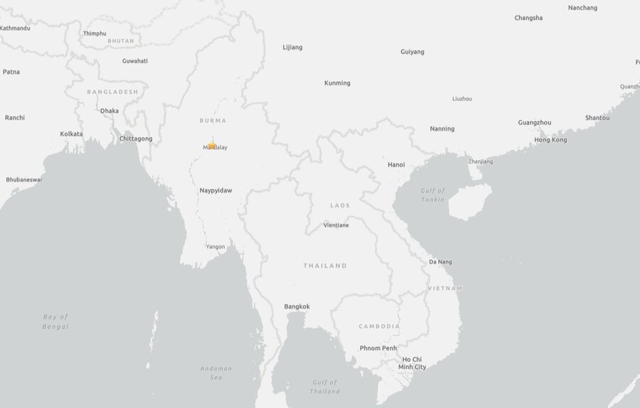 Terremoto de magnitud 7,7 sacude Birmania y provoca temblores en Tailandia