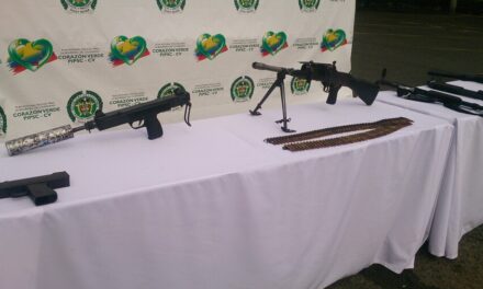 Policía incauta armamento del ELN en Villa del Rosario, Norte de Santander