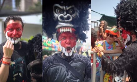 David Luna se goza el Carnaval de Barranquilla 2025 disfrazado de gorila