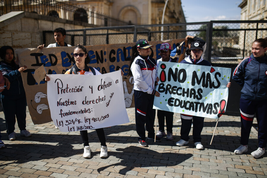 Docentes de Bogotá anuncian paro el próximo 24 de abril