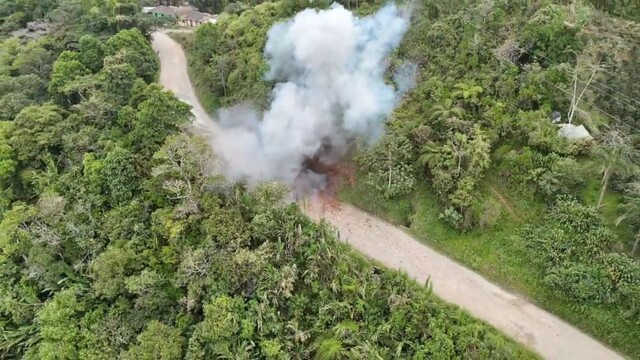 Desactivan 100 kilos de explosivos en el Micay