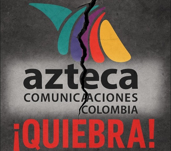 Colapsa TV Azteca Colombia