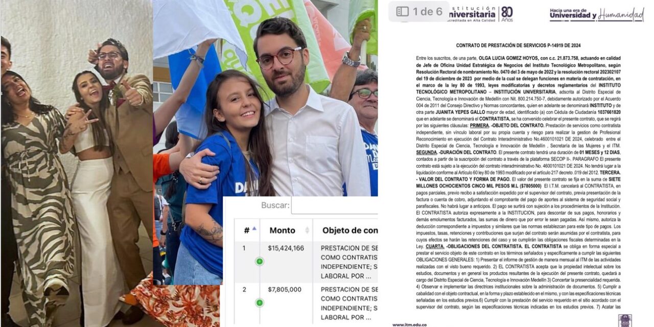 ¿Exesposa de Daniel Duque tendría millonario sueldo con Fico Gutiérrez?