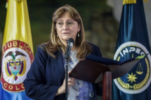 Saliente Ministra de Justicia.