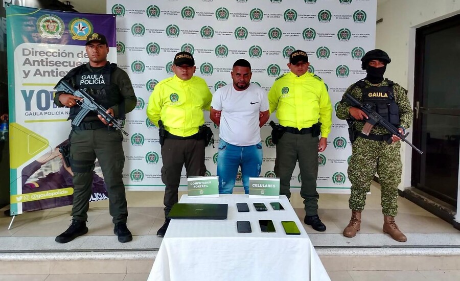 Capturan a alias «35», cabecilla del Clan del Golfo en Sucre