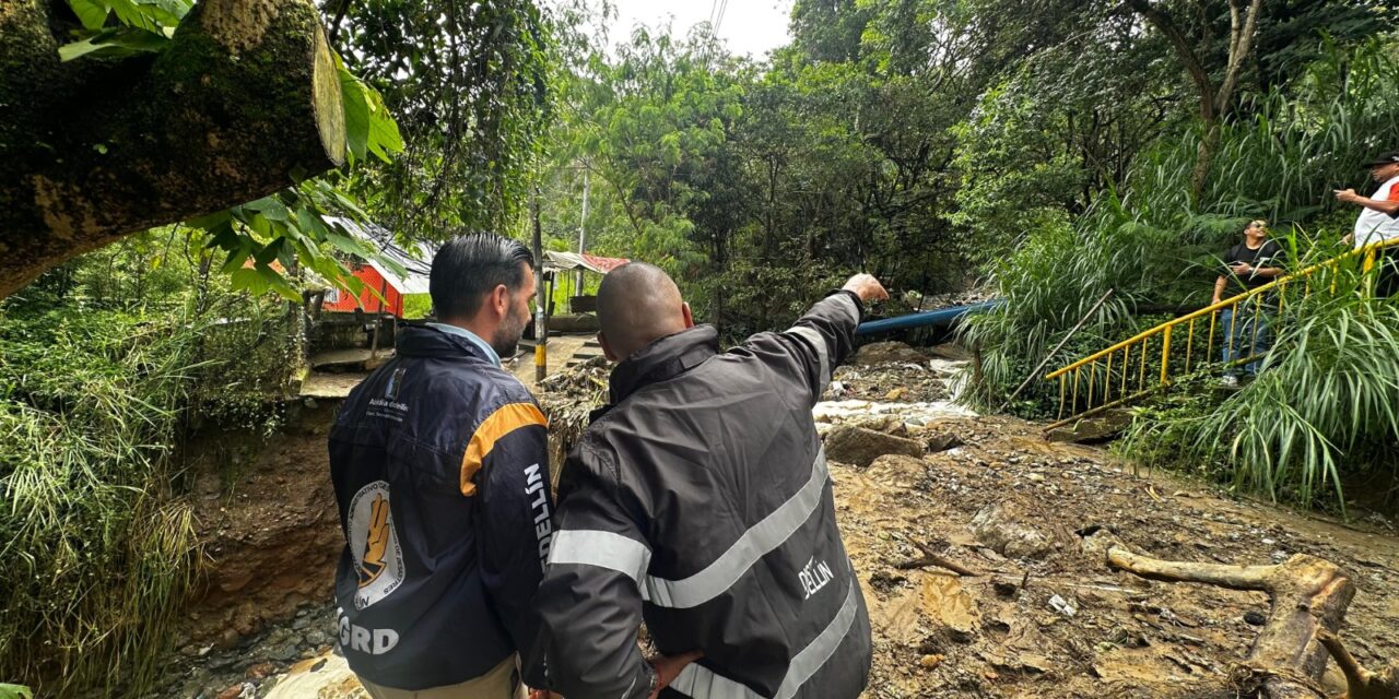 Llamado urgente a la prevención en Medellín ante fuertes lluvias y riesgo en zonas vulnerables