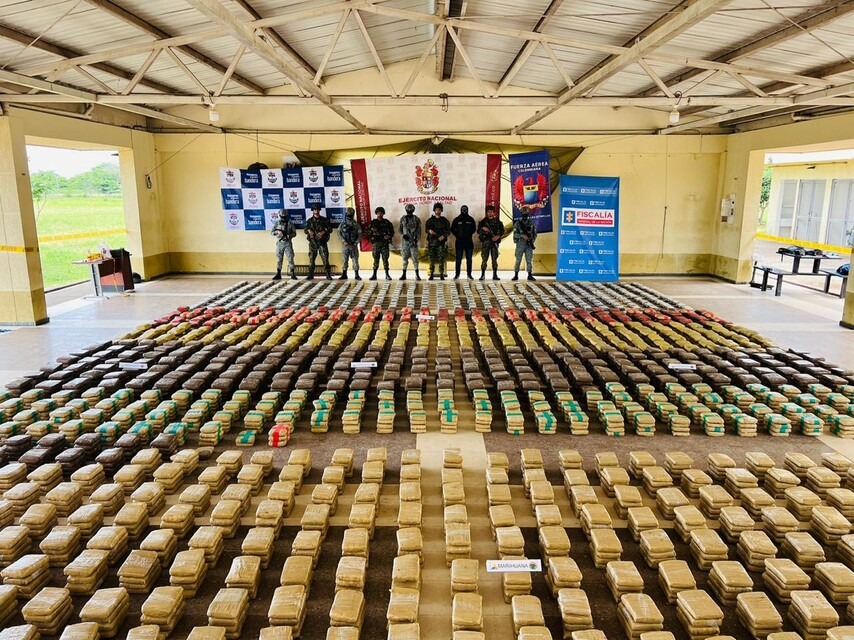 Ejército incauta más de 2 toneladas de marihuana en Casanare