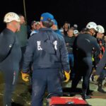 Gran operativo para sacar el cuerpo de un hombre en la quebrada Concepción