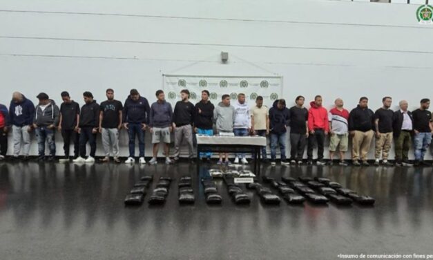Judicializados 23 presuntos integrantes del grupo criminal San Pablo en Medellín por extorsión y desplazamiento forzado