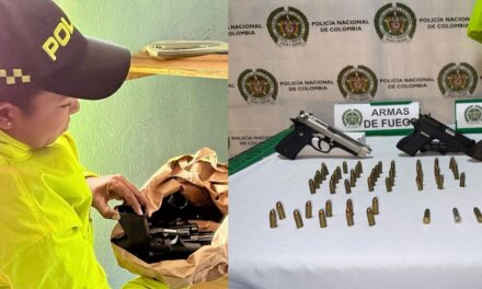 Capturan a mujer e incautan seis armas en operativo contra el multicrimen en Medellín y Bello