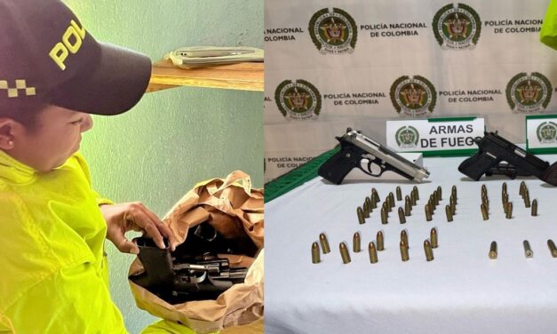 Capturan a mujer e incautan seis armas en operativo contra el multicrimen en Medellín y Bello