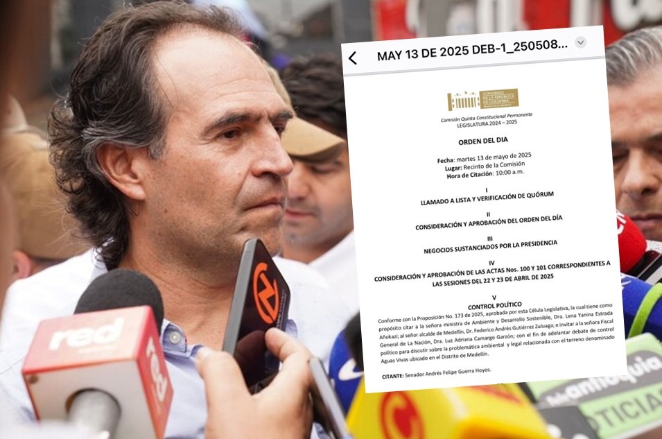 Alcalde de Medellín, Federico Gutiérrez, citado al Senado por caso Aguas Vivas