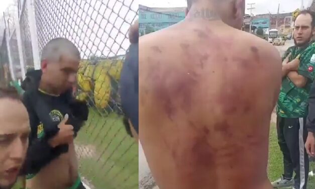 Hinchas del Atlético Bucaramanga acusan a la Policía en Bogotá de agresiones al interior de una estación