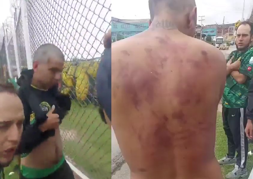 Hinchas del Atlético Bucaramanga acusan a la Policía en Bogotá de agresiones al interior de una estación