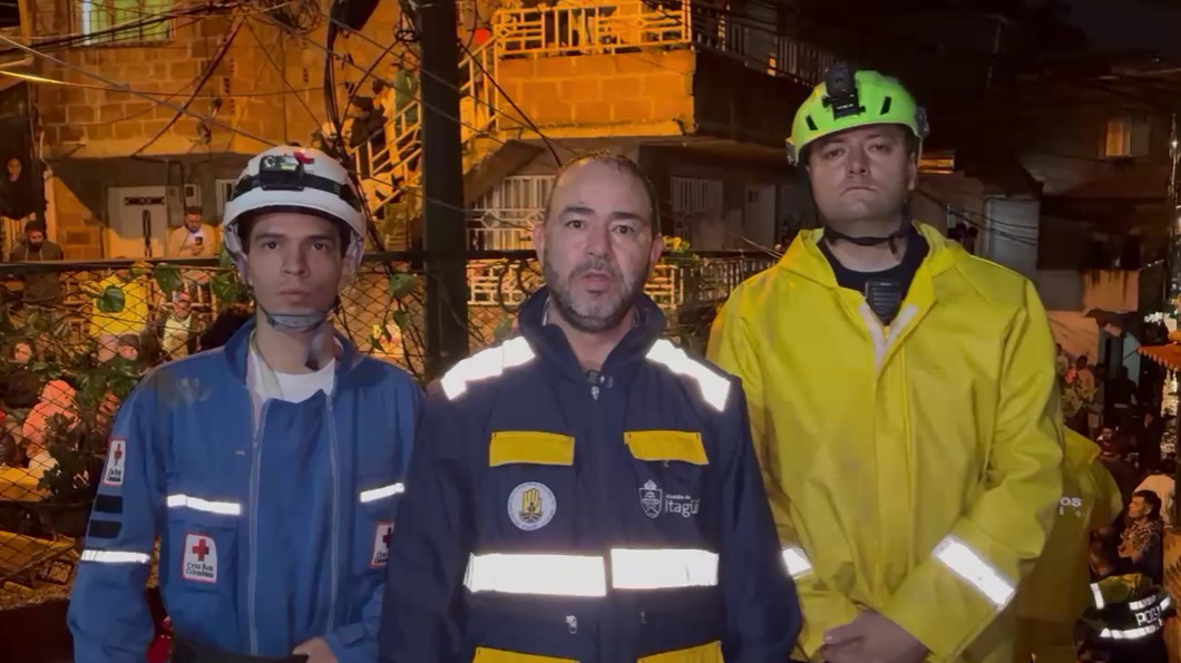 Itagüí declara calamidad pública tras fuertes lluvias: una persona fallecida, un herido y múltiples emergencias