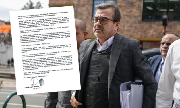 Olmedo López rompe el silencio con una carta de perdón y verdad: «No exijo impunidad, clamo por vida»
