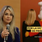 Vicky Dávila abraza al pollo de Frisby en plena campaña: ¿solidaridad o oportunismo electoral?