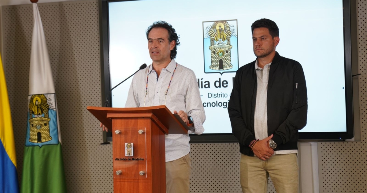 Alcalde de Medellín advierte sobre presencia de cabecillas y amenazas en la ciudad