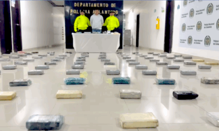 Incautan 129 kilos de cocaína en Barranquilla