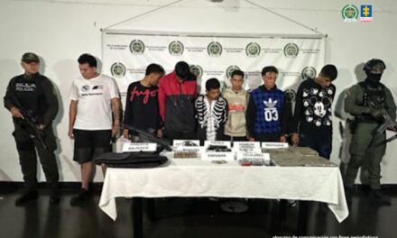 Asegurados siete presuntos miembros del grupo ‘Betania’ por extorsiones a comerciantes en el occidente de Medellín