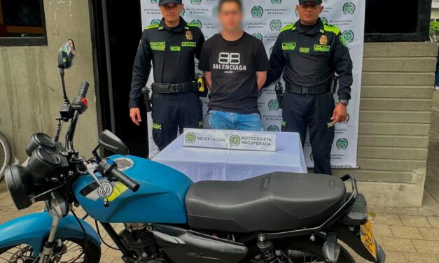 Capturado joven de 24 años por violento hurto en El Poblado