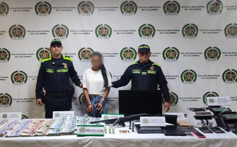 Capturada en El Poblado una mujer por lavado de activos