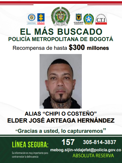 Interpol busca al coordinador del atentado a Miguel Uribe