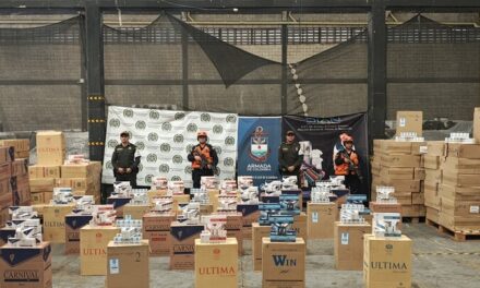 Incautan en el Caribe medio millón de cajetillas de cigarrillos