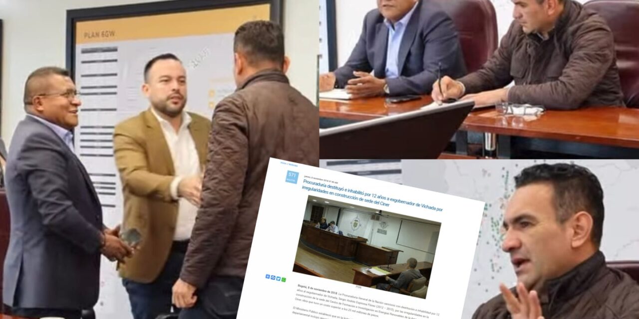 El “cambio” con los corruptos: Ministro de Minas sienta a la mesa a exgobernador sancionado