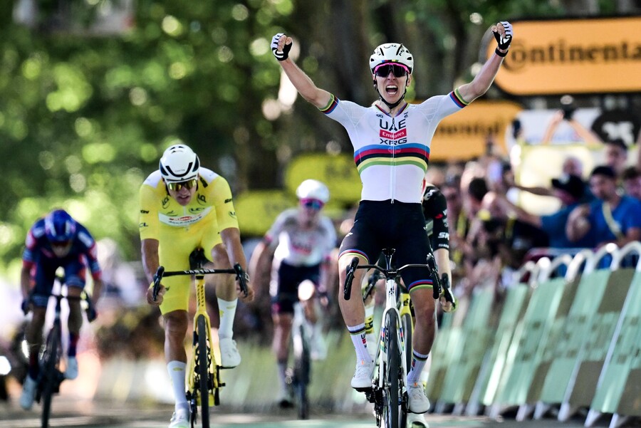Pogacar remata en el Mur de Bretagne y recupera El Amarillo del Tour