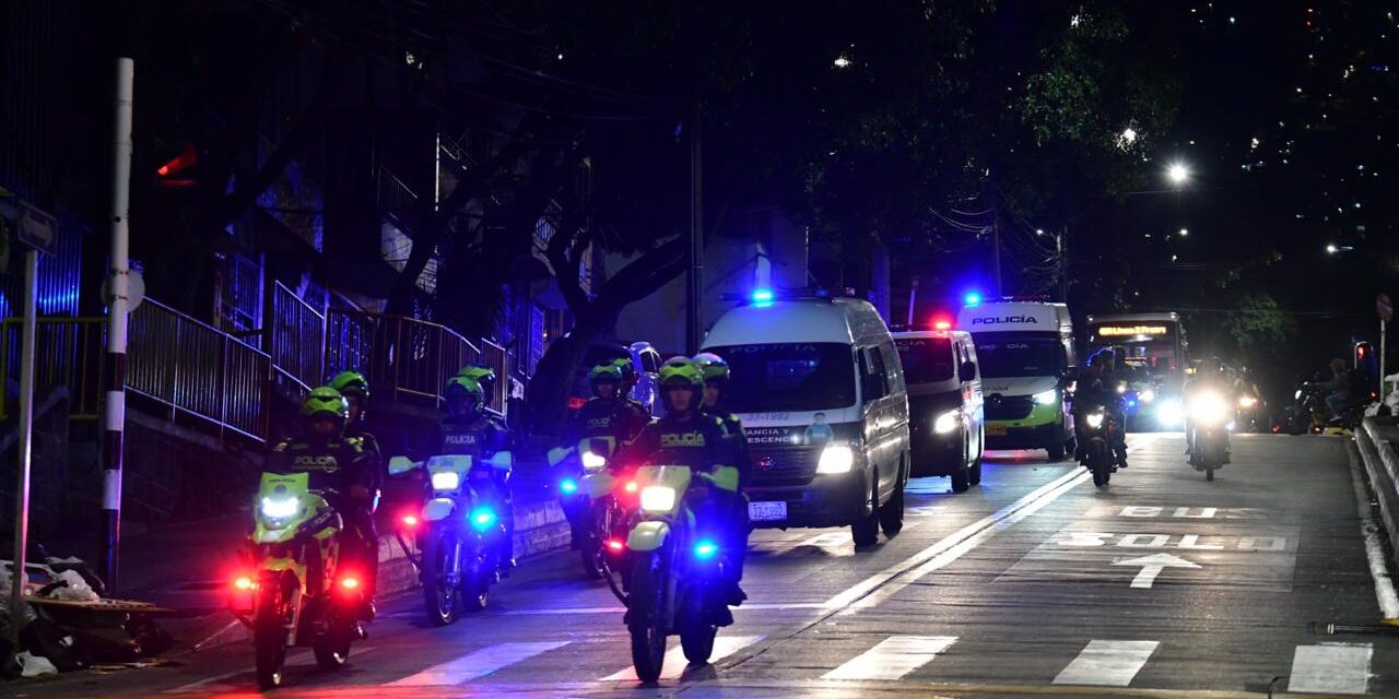 Ocho capturados en contundente operativo policial en el nororiente de Medellín