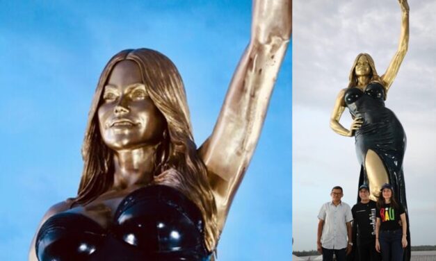 La nueva escultura de Sofía Vergara en Barranquilla