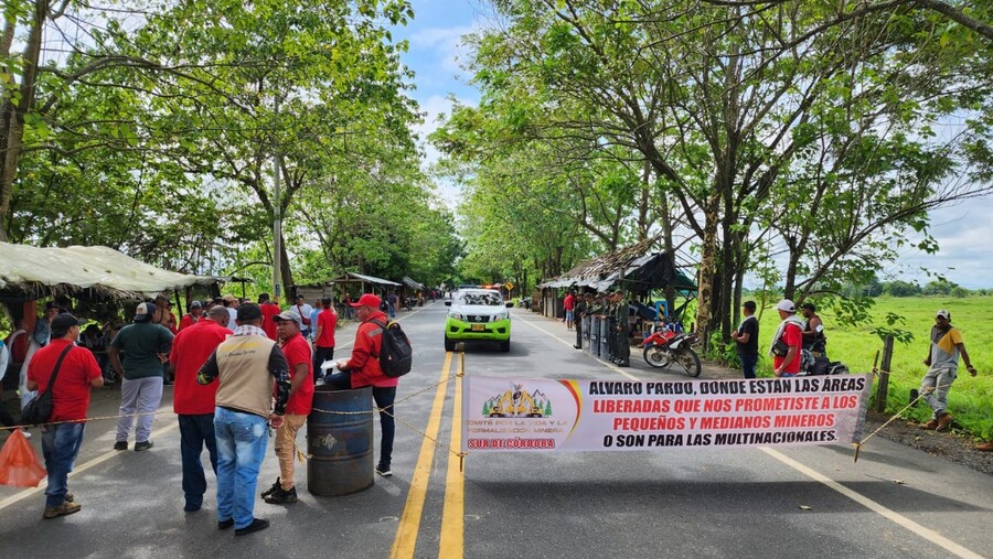 Bloqueos en Boyacá y Cundinamarca por Paro Minero