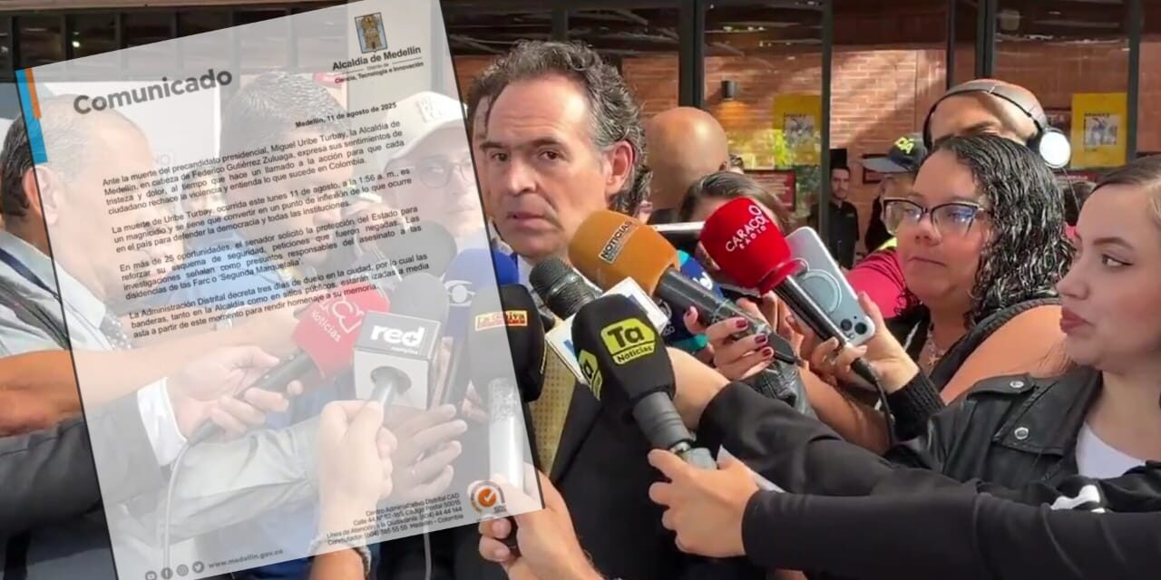 Alcaldía de Medellín: ¿condolencia institucional o intervención política?