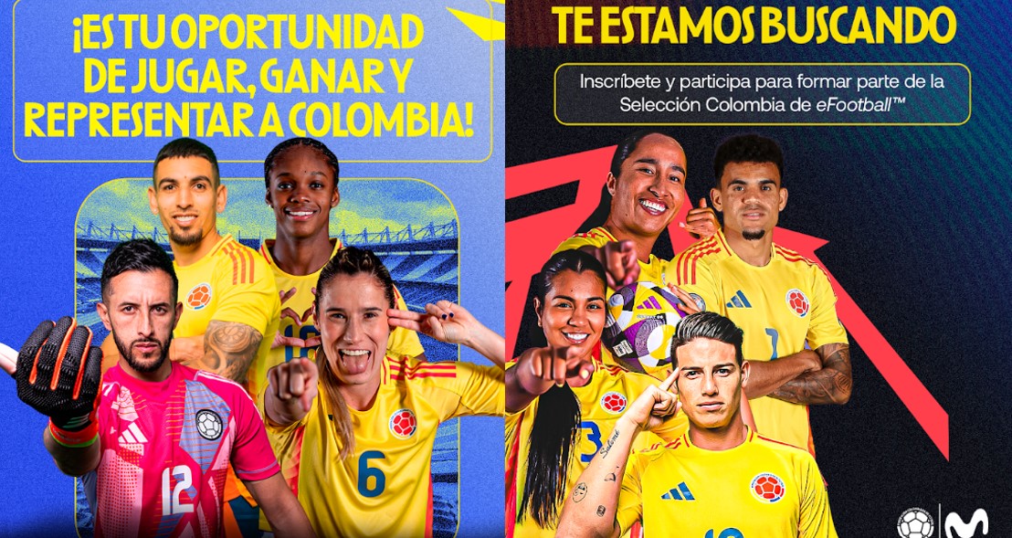 Abren convocatoria para la Selección Colombia de eFootball rumbo al Mundial FIFAe 2025