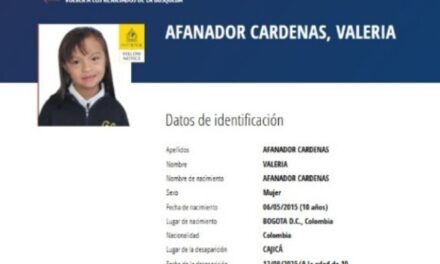 Desaparición forzada es la principal hipótesis en caso de Valeria Afanador