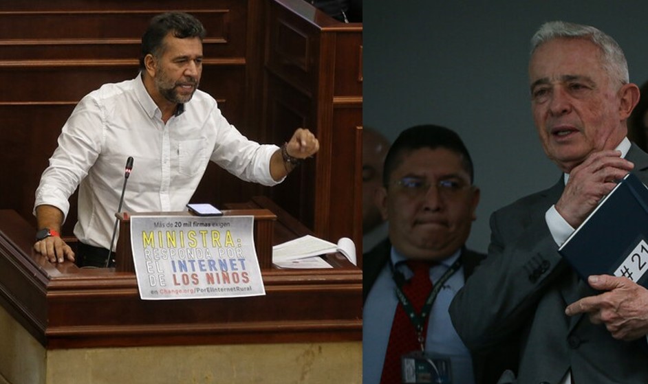 Proponen retirar placa de Álvaro Uribe del Congreso tras condena en su contra