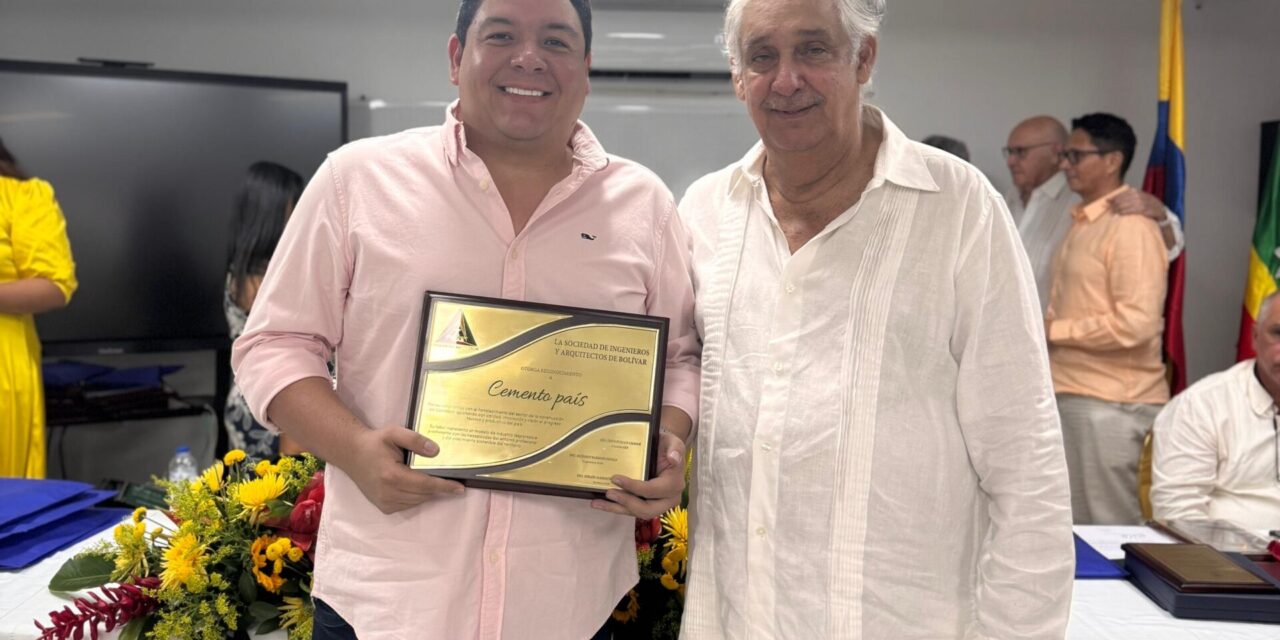 Cemento País es reconocida en Bolívar por su aporte al desarrollo sostenible en el sector construcción