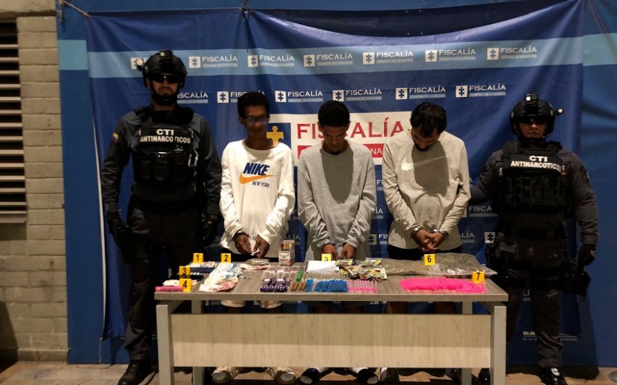 A la cárcel tres presuntos responsables de comercializar estupefacientes en el barrio Trinidad de Medellín