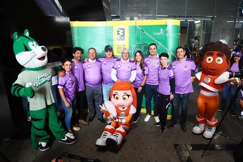 Equipos de fútbol antioqueño y el Metro de Medellín lanzan campaña por la seguridad vial