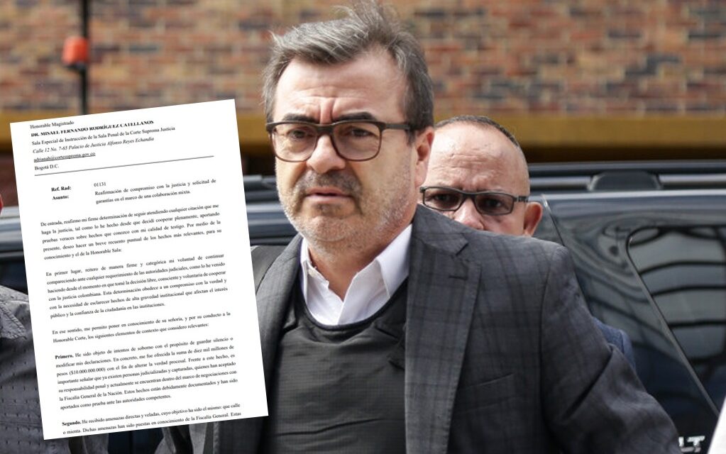 Olmedo López denuncia sobornos, amenazas y estigmatización en carta a la Corte Suprema de Justicia