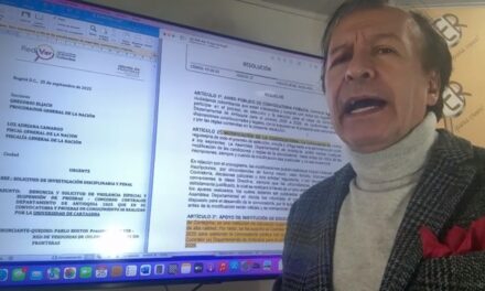 Red de Veedurías denuncia ante Procuraduría y Fiscalía presunto intento del gobernador de Antioquia de imponer un “contralor de bolsillo”