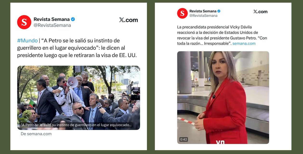 Semana genera polémica por titulares: ¿la agenda anti Petro?