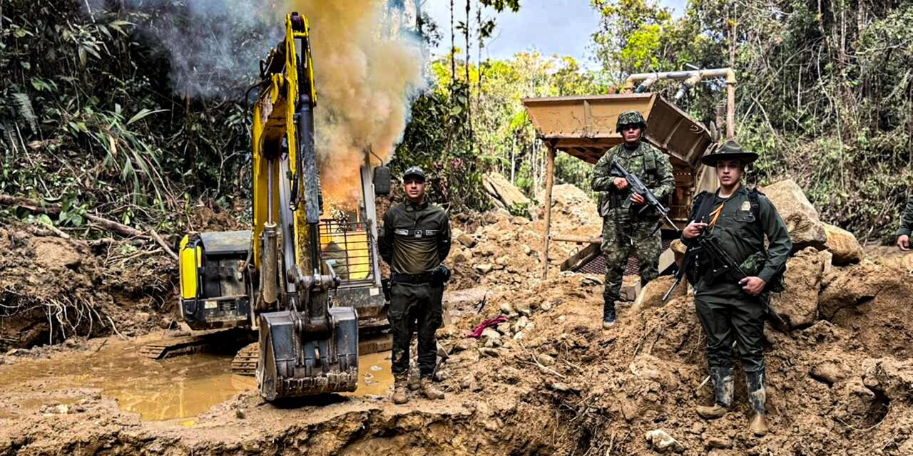 10 personas capturadas en Antioquia por minería ilegal